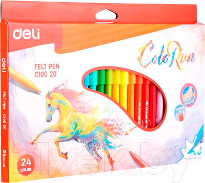 Фломастеры Deli C10020 - фото