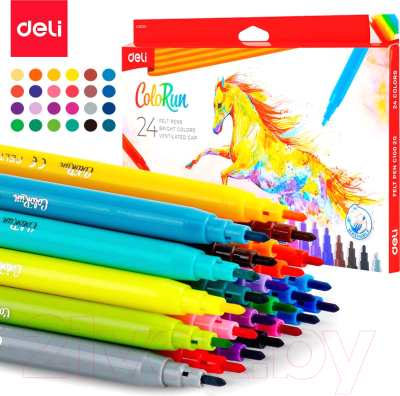 Фломастеры Deli C10020