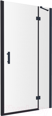 Душевой уголок Omnires Manhattan ADC12X-ABLTR + ADR80X-BLTR