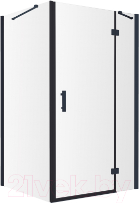 Душевой уголок Omnires Manhattan ADC12X-ABLTR + ADR90X-BLTR - фото