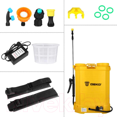 Опрыскиватель аккумуляторный Deko DKSP10 / 065-0942 (16л)