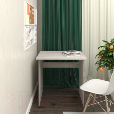 Письменный стол Кортекс-мебель Эльф 80 (дуб монтерей)