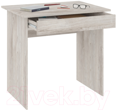 Письменный стол Кортекс-мебель Эльф 80-1ш (дуб монтерей)