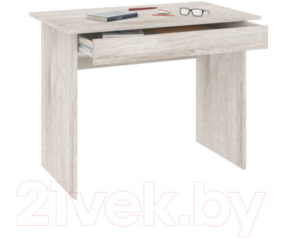 Письменный стол Кортекс-мебель Эльф 100-1ш (дуб монтерей)