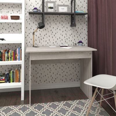 Письменный стол Кортекс-мебель Эльф 100-1ш (дуб монтерей)