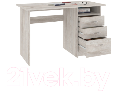 Письменный стол Кортекс-мебель Эльф 120-3ш