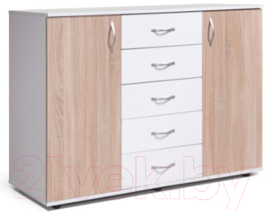 Тумба Мебель-Класс Мюнхен (белый/дуб сонома)