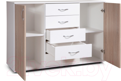 Тумба Мебель-Класс Мюнхен (белый/дуб сонома)