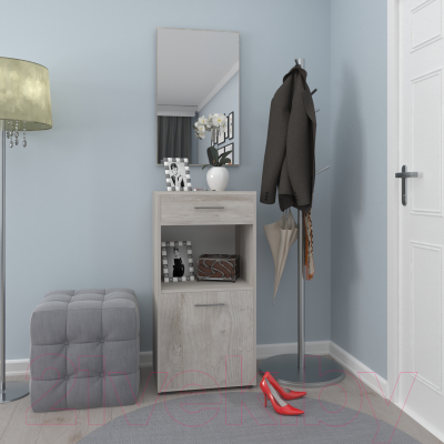 Секция в прихожую Кортекс-мебель Лара СП4 (дуб монтерей)