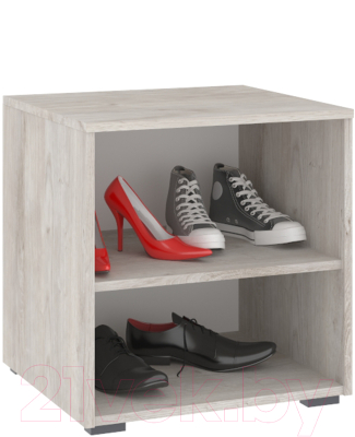 Тумба в прихожую Кортекс-мебель Лара ТП1 (дуб монтерей)