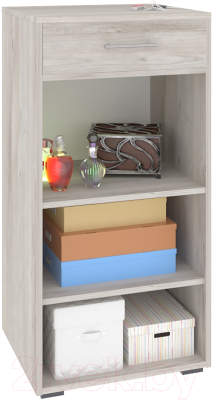 Тумба в прихожую Кортекс-мебель Лара ТП2 (дуб монтерей)