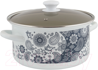 Набор кастрюль КМЗ День и Ночь-1-Экстра (3шт, белый)