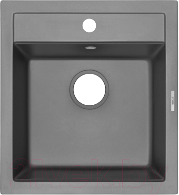 Мойка кухонная ZORG Como 46 (серый бетон) - фото