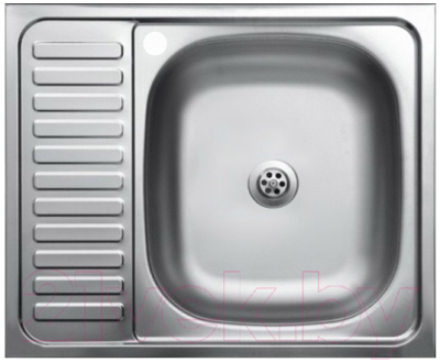 Мойка кухонная КромРус S-417 (чаша справа) - фото