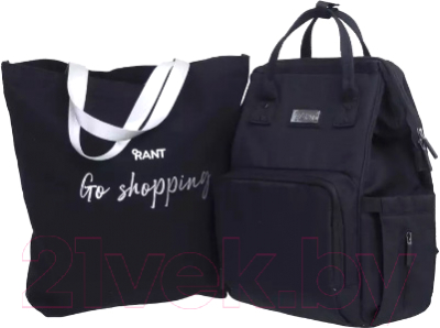 Набор сумок Rant Shopping Set / RB006 (Midnight Black) - фото