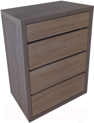 Комод Анрат К 800 (дуб трюфель/дуб сонома) - фото