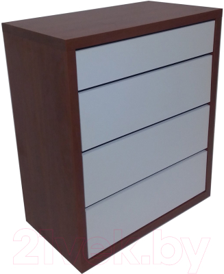 Комод Анрат К 800 (яблоня локарно/белый) - фото