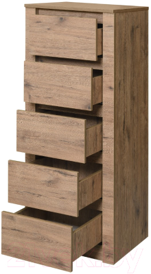 Комод Рэйгрупп Bromo КО-05 5Y 50x126.9x45 / КО-05 VL (дуб веллингтон)