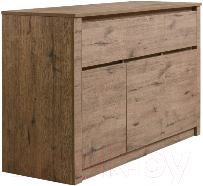 Тумба Рэйгрупп Bromo КО-06 3D3Y 129.9x80x45 / КО-06 VL (дуб веллингтон)
