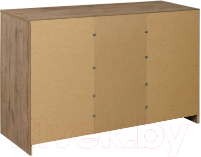 Тумба Рэйгрупп Bromo КО-06 3D3Y 129.9x80x45 / КО-06 VL (дуб веллингтон)