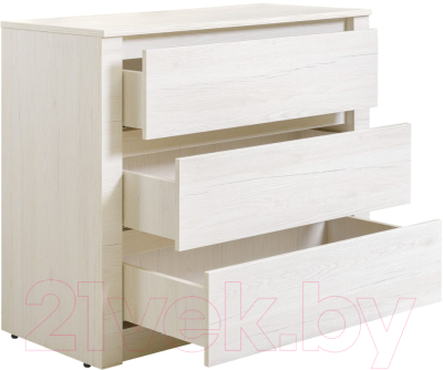 Комод Рэйгрупп Bromo КО-03 3Y 90x79.7x45 / КО-03 BR (дуб бордолайт)