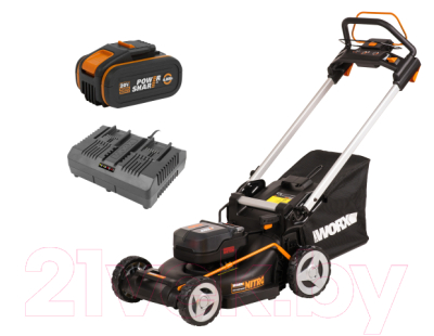 Газонокосилка аккумуляторная Worx WG749E