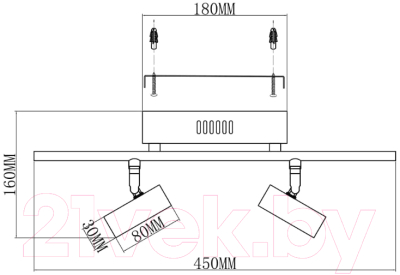 Спот Moderli Right / V5044-2WL