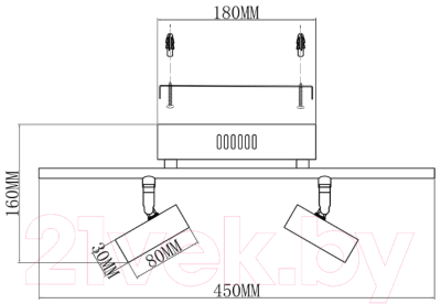 Спот Moderli Right / V5045-2WL