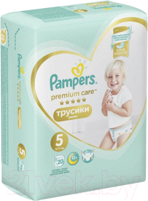 Подгузники-трусики детские Pampers Premium Care Junior 12-17кг - фото