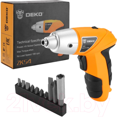 Электроотвертка Deko ZKS4 SET 10 / 063-4113