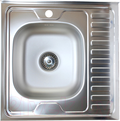 Мойка кухонная КромРус ЕС-209Б (чаша слева) - фото