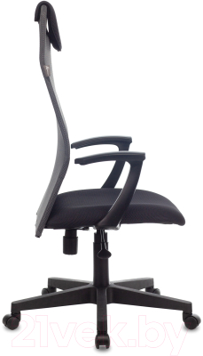 Кресло офисное Бюрократ KB-8/ TW-04 TW-12 (темно-серый/сетка)