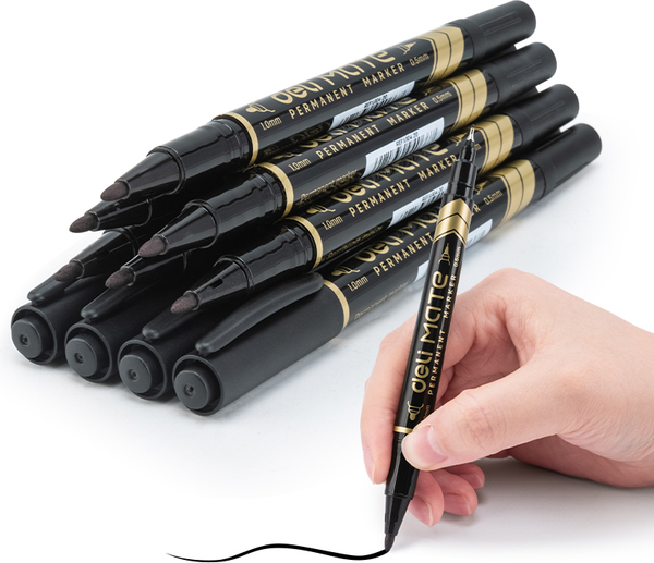 Маркер перманентный Deli Mate 1мм/0.5мм / U10420