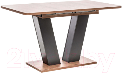 Обеденный стол Импэкс Leset Тайп (дуб табачный/графит) - фото