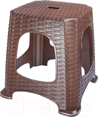 Табурет Эльфпласт Ротанг малый EP256 (коричневый) - фото
