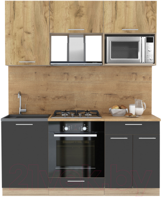 Готовая кухня Интерлиния Мила 1.7 ВТ - фото
