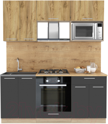 Готовая кухня Интерлиния Мила 1.8 ВТ - фото