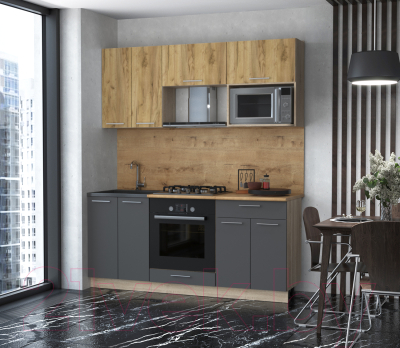 Готовая кухня Интерлиния Мила 1.8 ВТ