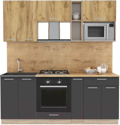 Готовая кухня Интерлиния Мила 2.0 ВТ - фото