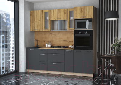 Готовая кухня Интерлиния Мила 2.3 ВТ