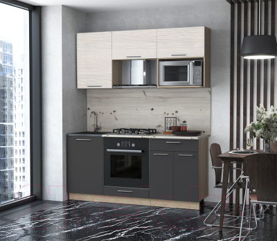 Готовая кухня Интерлиния Мила 1.7 ВТ