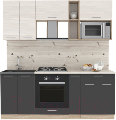 Готовая кухня Интерлиния Мила 2.0 ВТ - фото