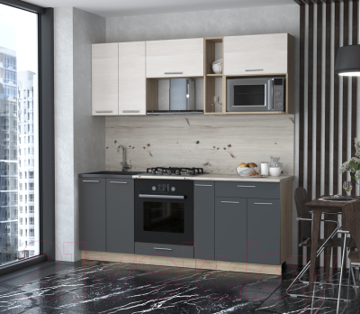 Готовая кухня Интерлиния Мила 2.0 ВТ