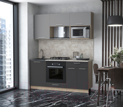 Готовая кухня Интерлиния Мила 1.7 ВТ