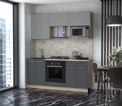 Готовая кухня Интерлиния Мила 1.8 ВТ