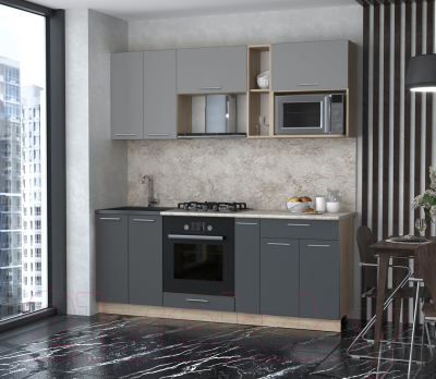 Готовая кухня Интерлиния Мила 2.0 ВТ