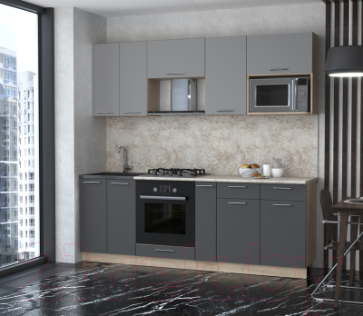 Готовая кухня Интерлиния Мила 2.2 ВТ