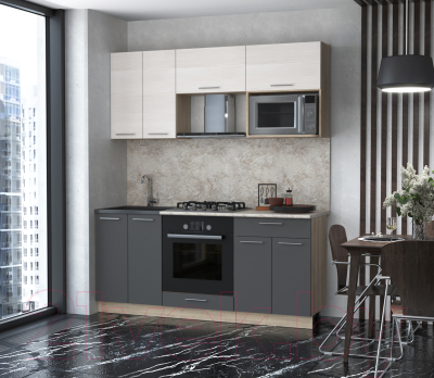 Готовая кухня Интерлиния Мила 1.8 ВТ