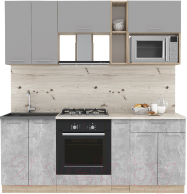 Готовая кухня Интерлиния Мила 2.0 ВТ - фото