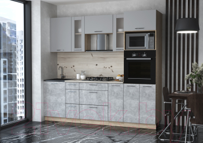 Готовая кухня Интерлиния Мила 2.3 ВТ